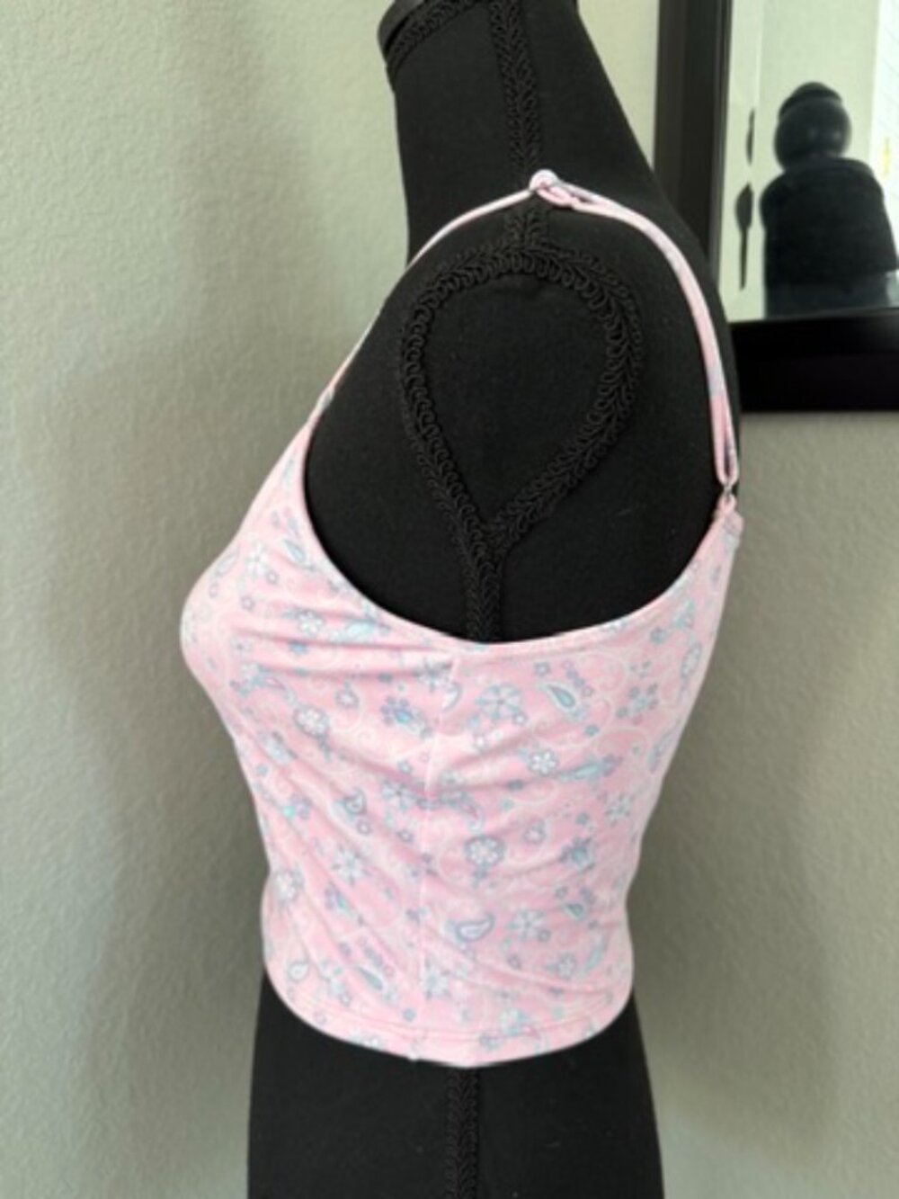 FRANKIES Bikinis x Victorias Secret PINK Paisley Cami Swim Top Large - Picture 5 of 11